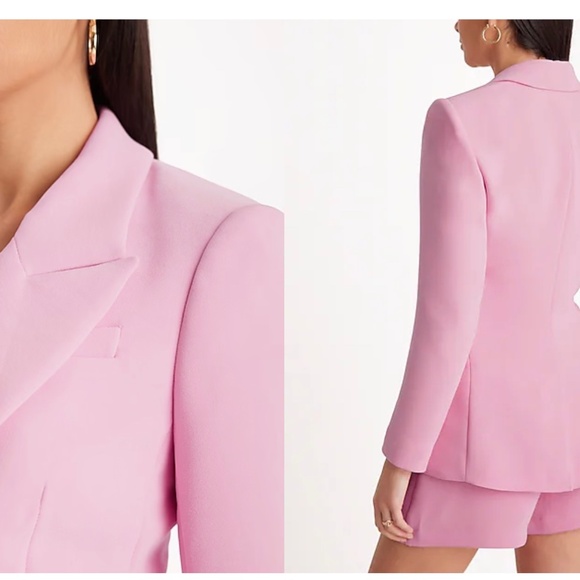 Express Pink Blazer and Shorts Set - Picture 3 of 4